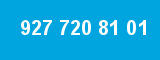 927 720 81 01 927 720 81 01